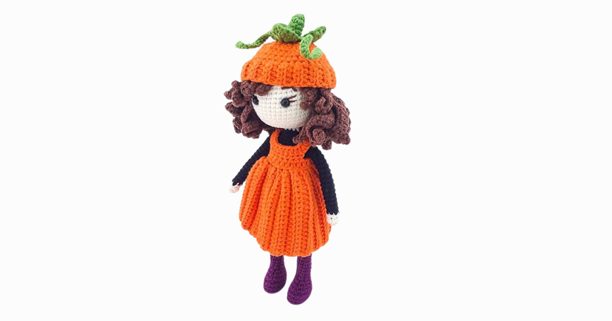 Boneca Amigurumi Abóbora Receita Grátis