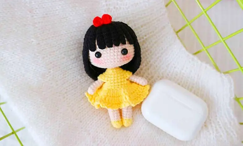 Receita Passo a Passo: Bonequinha Amigurumi