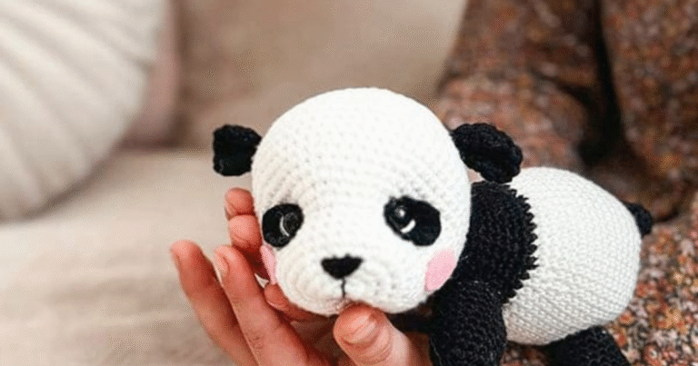 Zola Panda Amigurumi Receita Grátis