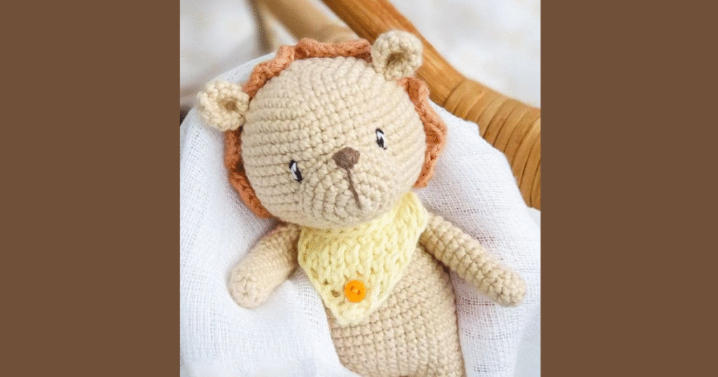 Axel Leão Amigurumi Safari Receita Grátis