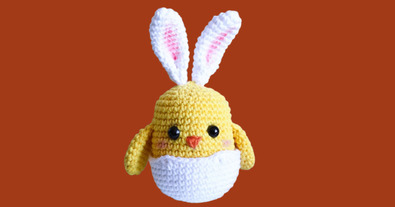 Pintinho Orelha Coelho Receita de Amigurumi PDF Grátis