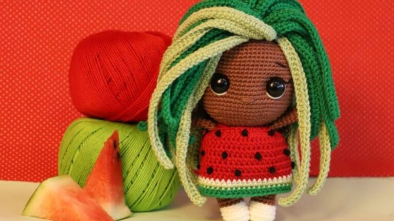 Receita Boneca Melancia com o Fio Amigurumi