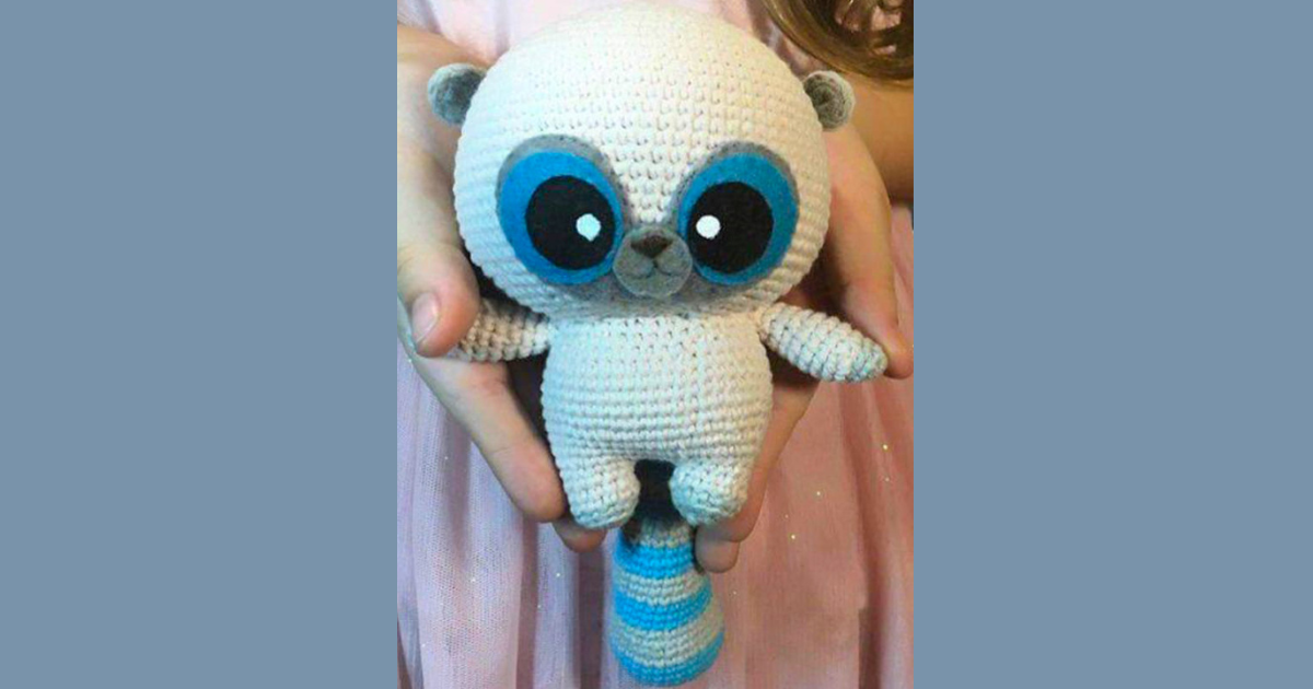 Guaxinim Receita de Amigurumi de Crochê PDF Grátis