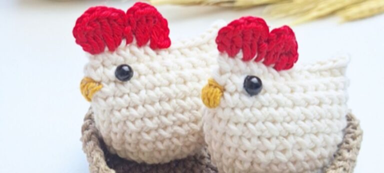 Bazar Horizonte ensina a fazer galinha amigurumi com fio Natural 6 Cabos