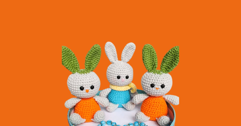 Crochê de Coelhinho da Cenoura Receita de Amigurumi Grátis