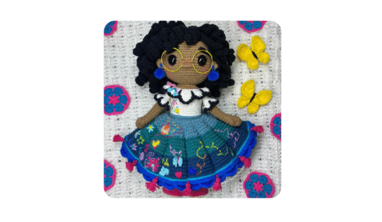 Crochê da Boneca Mirabel Receita de Amigurumi Grátis
