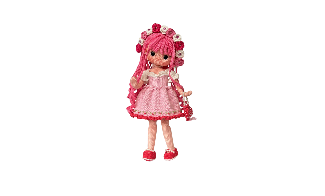 Amigurumi Boneca Rose Doll